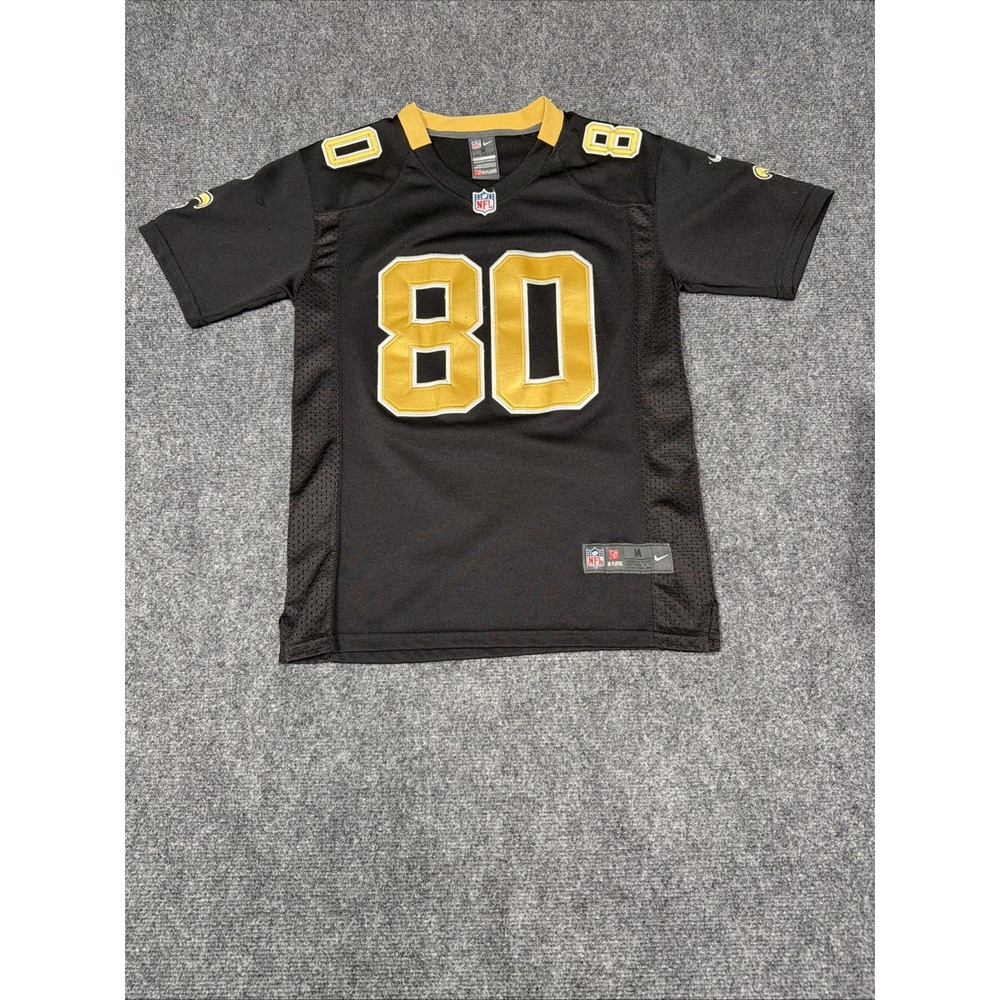 New Orleans Saints Jimmy Graham #80 Youth Jersey M Black Nike On Field